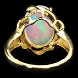 Sagan - Fiery Translucent Ethiopian Opal Ring