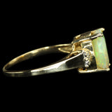 Felicity - Ethiopian Opal and Diamond Ring