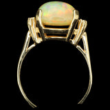 Makeda - Exceptionally Fine Ethiopian Opal and Diamond Ring