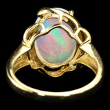 Sagan - Fiery Translucent Ethiopian Opal Ring