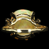 Makeda - Exceptionally Fine Ethiopian Opal and Diamond Ring